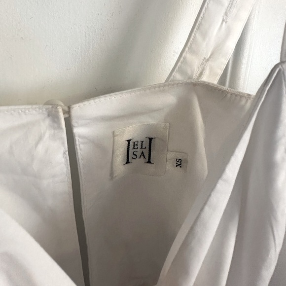 Helsa Cotton Poplin Midsummer Dress - size XS *worn 2x* - Picture 2 of 5